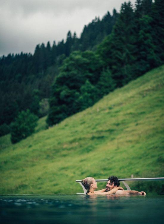 Torghele's Wald + Fluh - Wellnesshotel im Allgäu - Infinity Pool